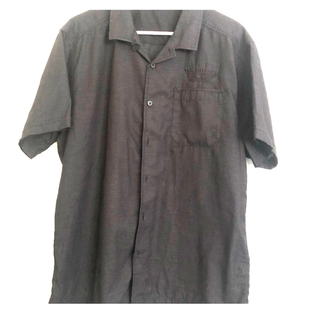 Winghouse black button down
